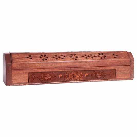 Wooden Dragon Incense Burner