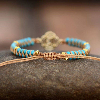 Natural Turquoise Stone Bracelet