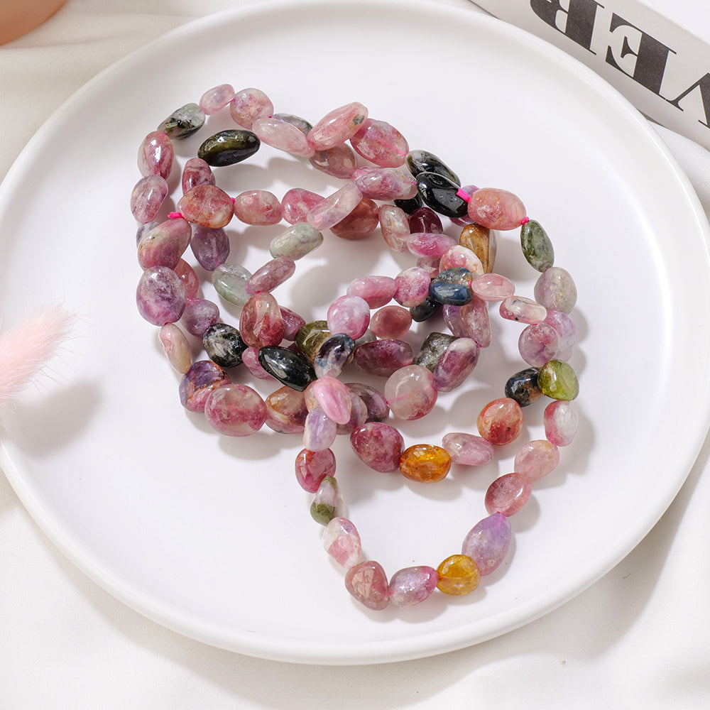 Colored Natural Tourmaline Bracelet